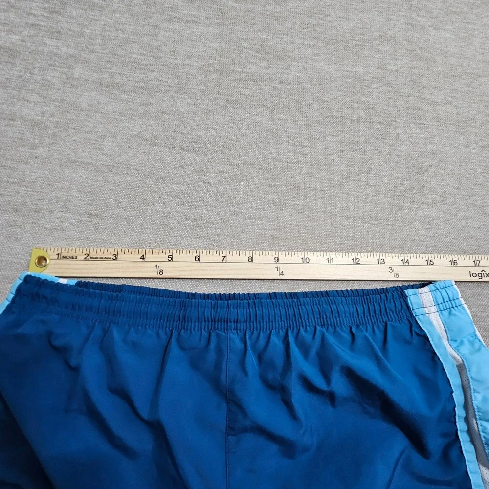 Nike Running Shorts Women Small Blue FIT DRY Mesh Trim 144172-422